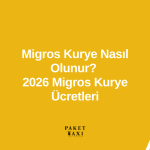 Migros Kurye Nasıl Olunur? 2026 Migros Kurye Ücretleri