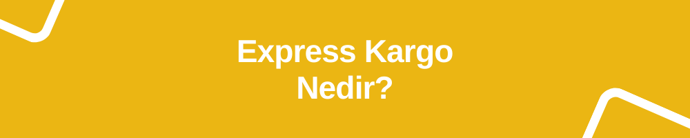 Express kargo nedir
