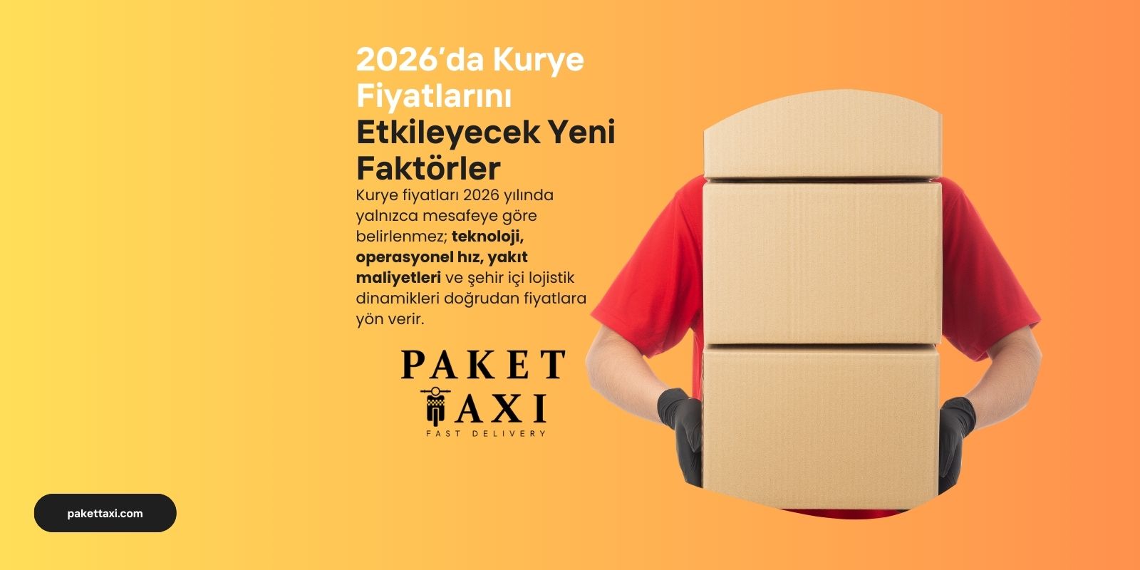 2026da Kurye Fiyatlarini Etkileyecek Yeni Faktorler