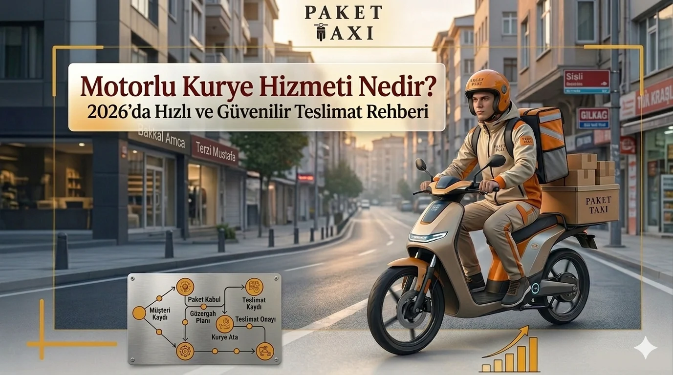 Motorlu kurye hizmeti nedir