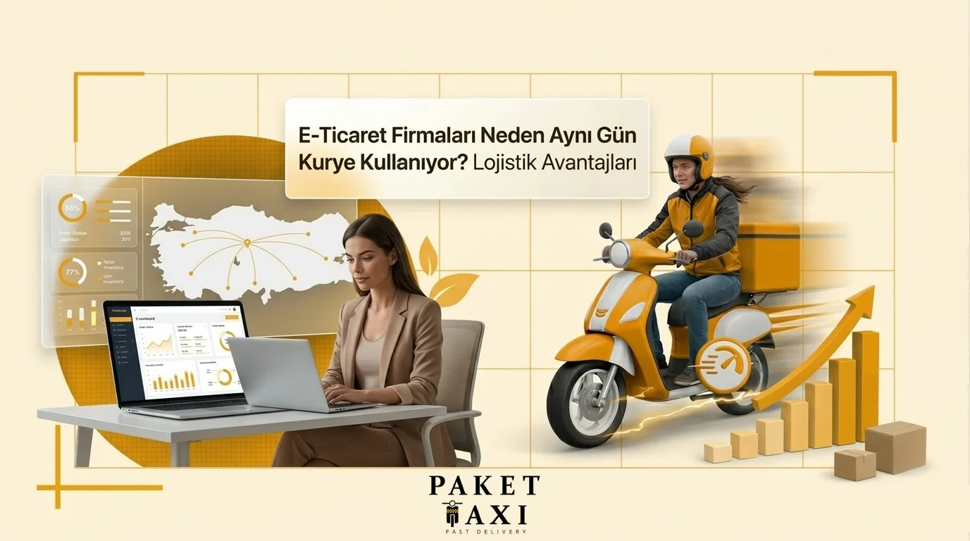 E ticaret firmalari neden ayni gun kurye kullaniyor